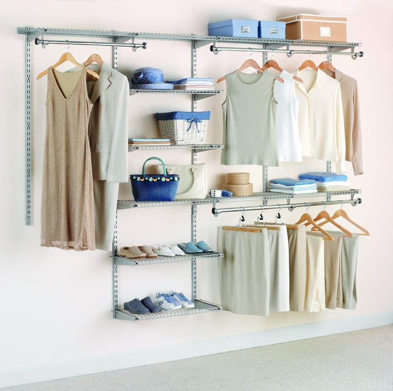 Zimtown Freestanding Closet System Storage Organizer Shelves Kit