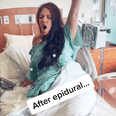 A Mom Made a Hilarious Reference to the Movie Bridesmaids After Getting an Epidural