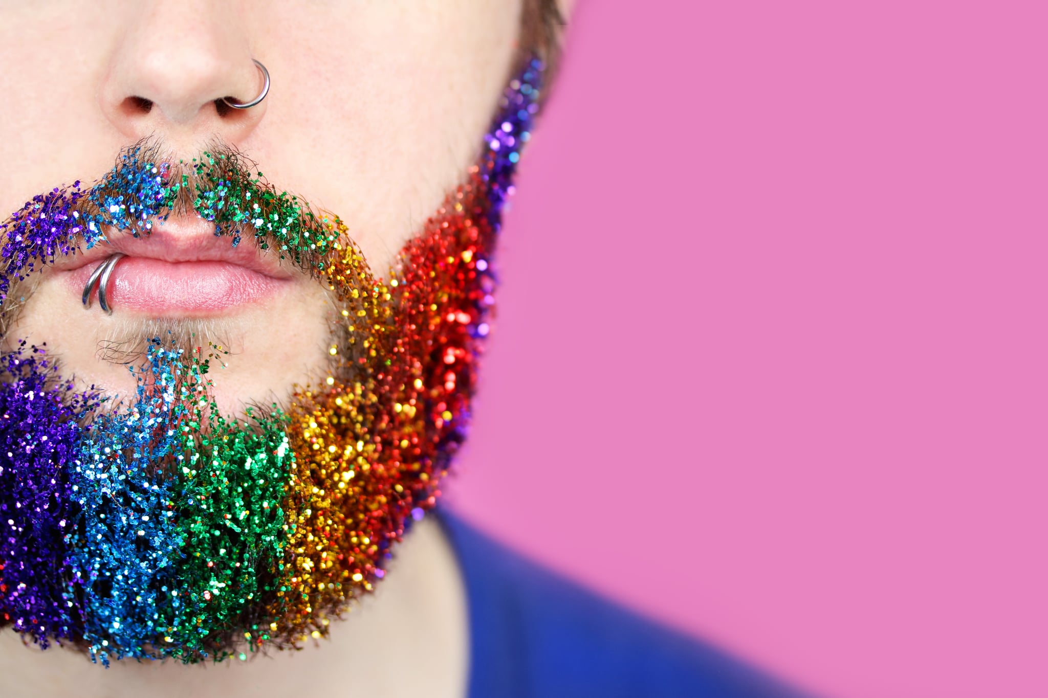 krabbe talsmand faldskærm Glitter Beard | These Pride Zoom Backgrounds Are Fun, Free, and Ready For a  Celebration | POPSUGAR Tech Photo 3