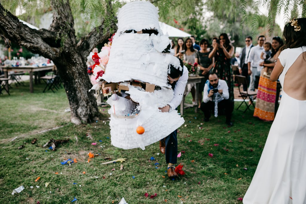 Piñata Wedding Cake Smash