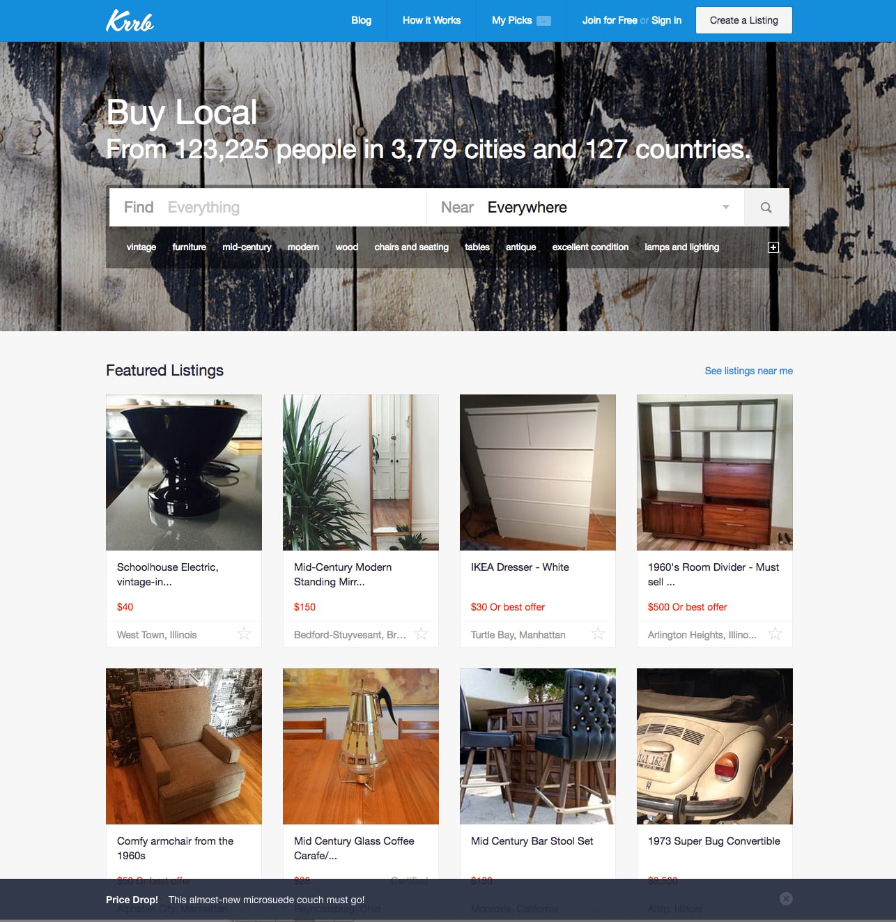 Sites similar to craigslist for discount furniture