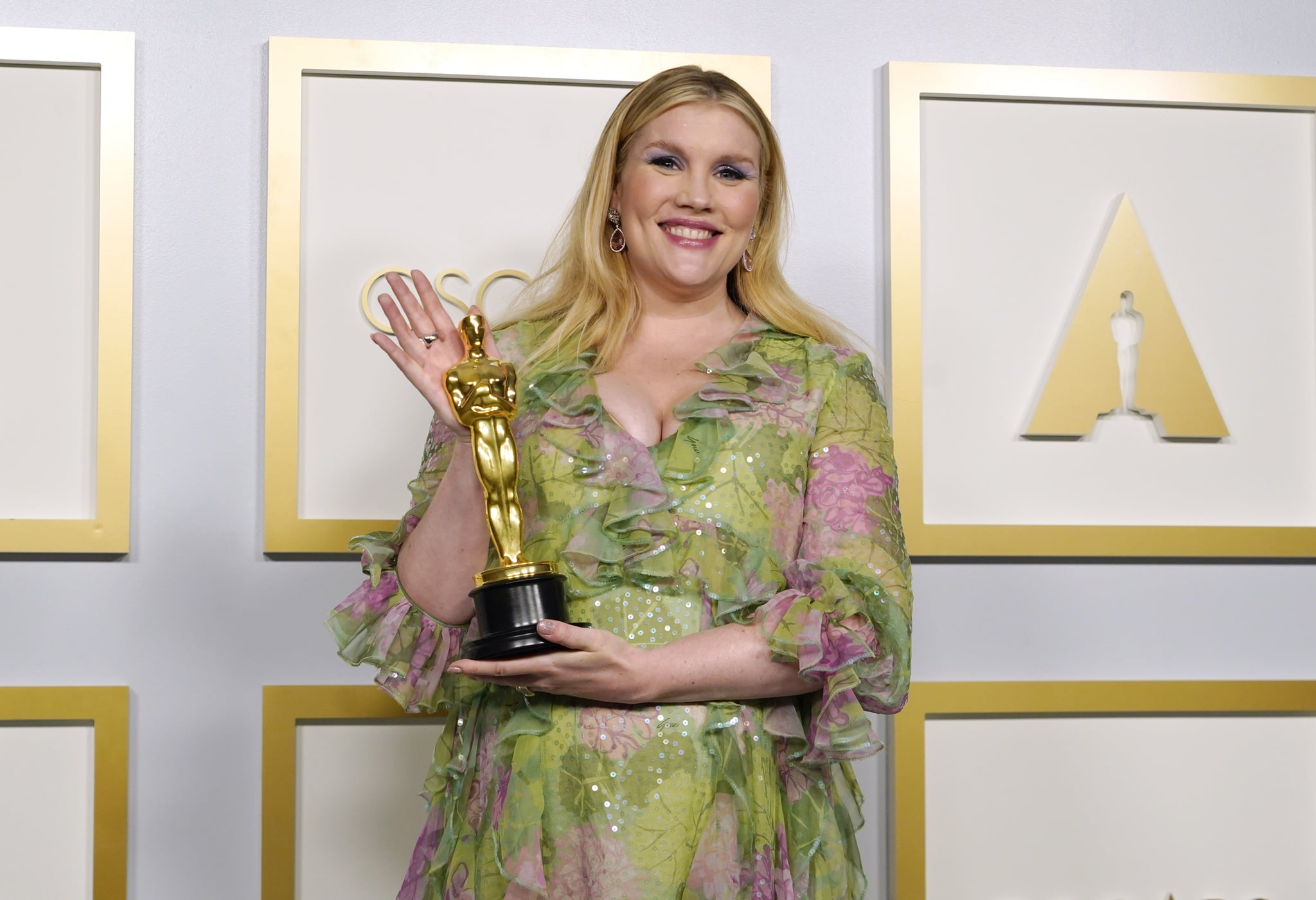 LOS ANGELES, CALIFORNIA - APRIL 25: Emerald Fennell, winner of Best Original Screenplay for 