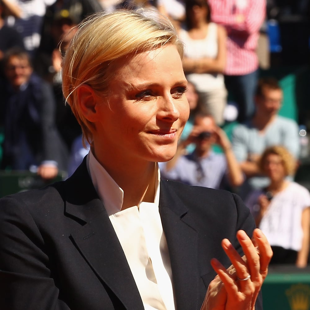 Princess Charlene Of Monaco Crops Her Hair Popsugar Beauty Australia