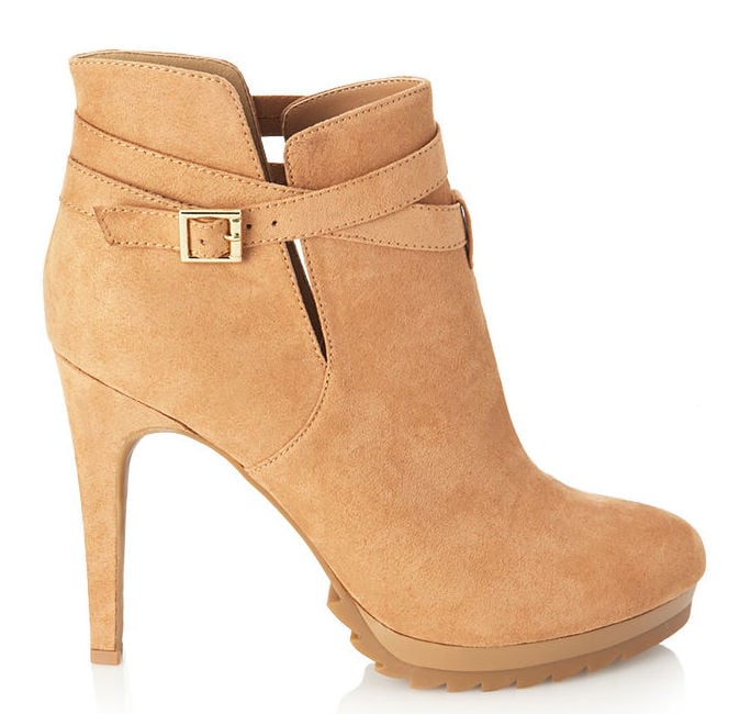 strappy leather boots