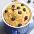 This Keto-Friendly Blueberry Lemon Mug Cake Is So Scrumptious