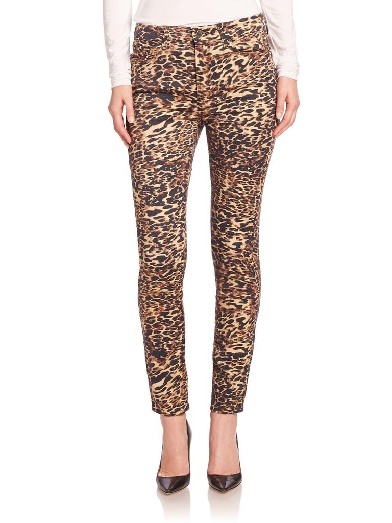 7 For All Mankind Leopard-Print Jeans | Bella Hadid and Kaia Gerber ...