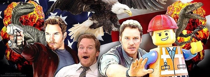 Chris Pratt Photoshopped on Facebook
