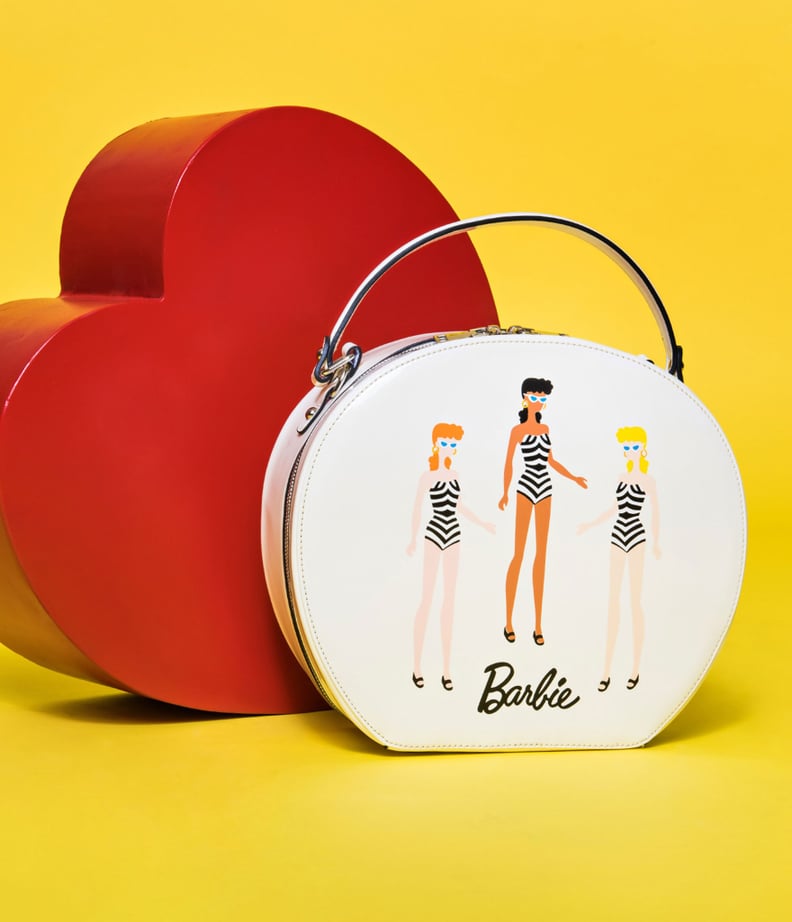 Barbie X Unique Vintage Cream Leatherette Swim Beauties Circle Bag