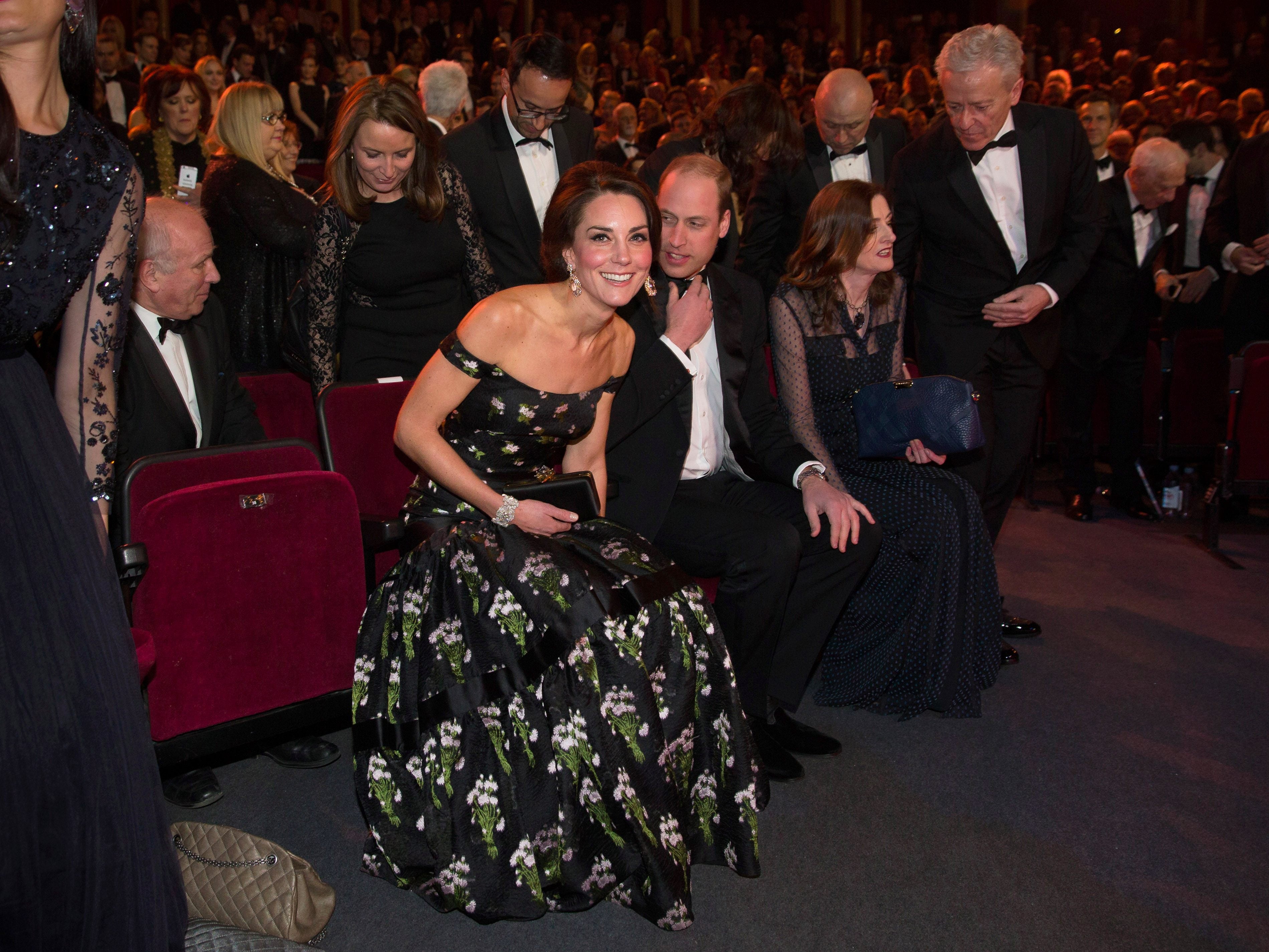 Kate Middleton's Shoulder-Baring BAFTA Gown