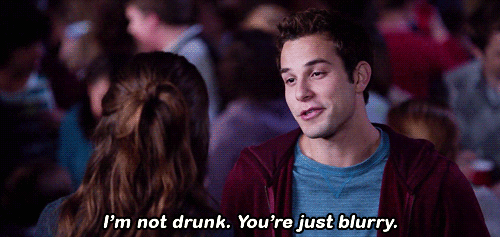 You both have built incredibly high alcohol tolerances.