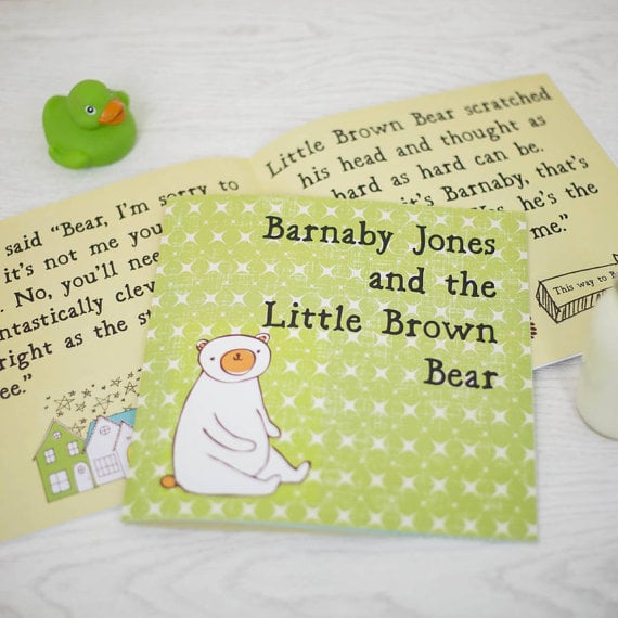 Personalized Children's Gift Book, The Story of Little Brown Bear