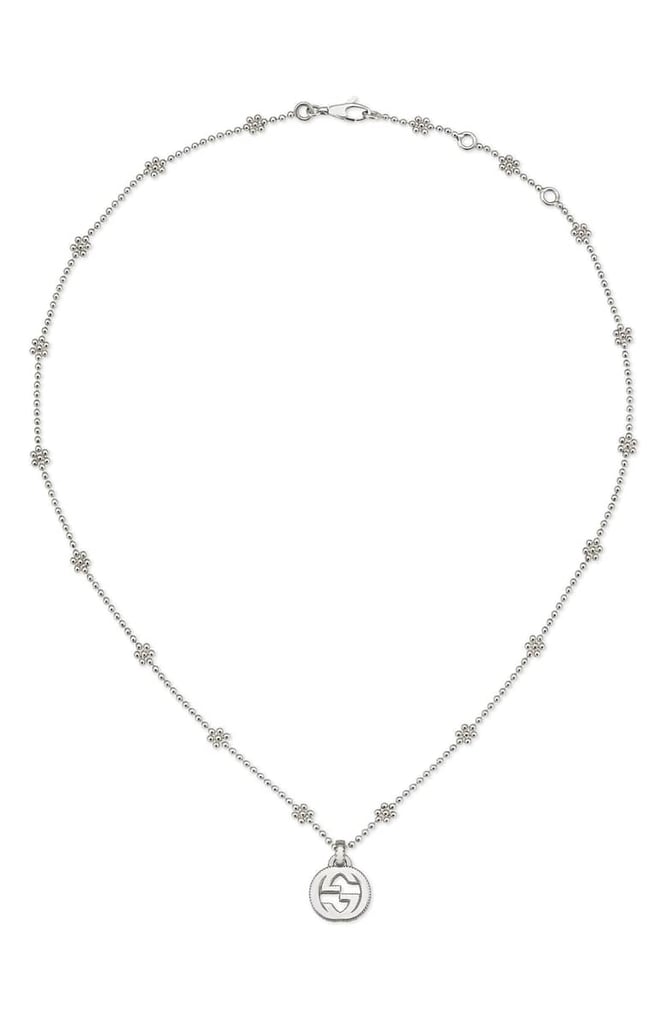 Gucci Silver Interlocking-G Pendant Necklace