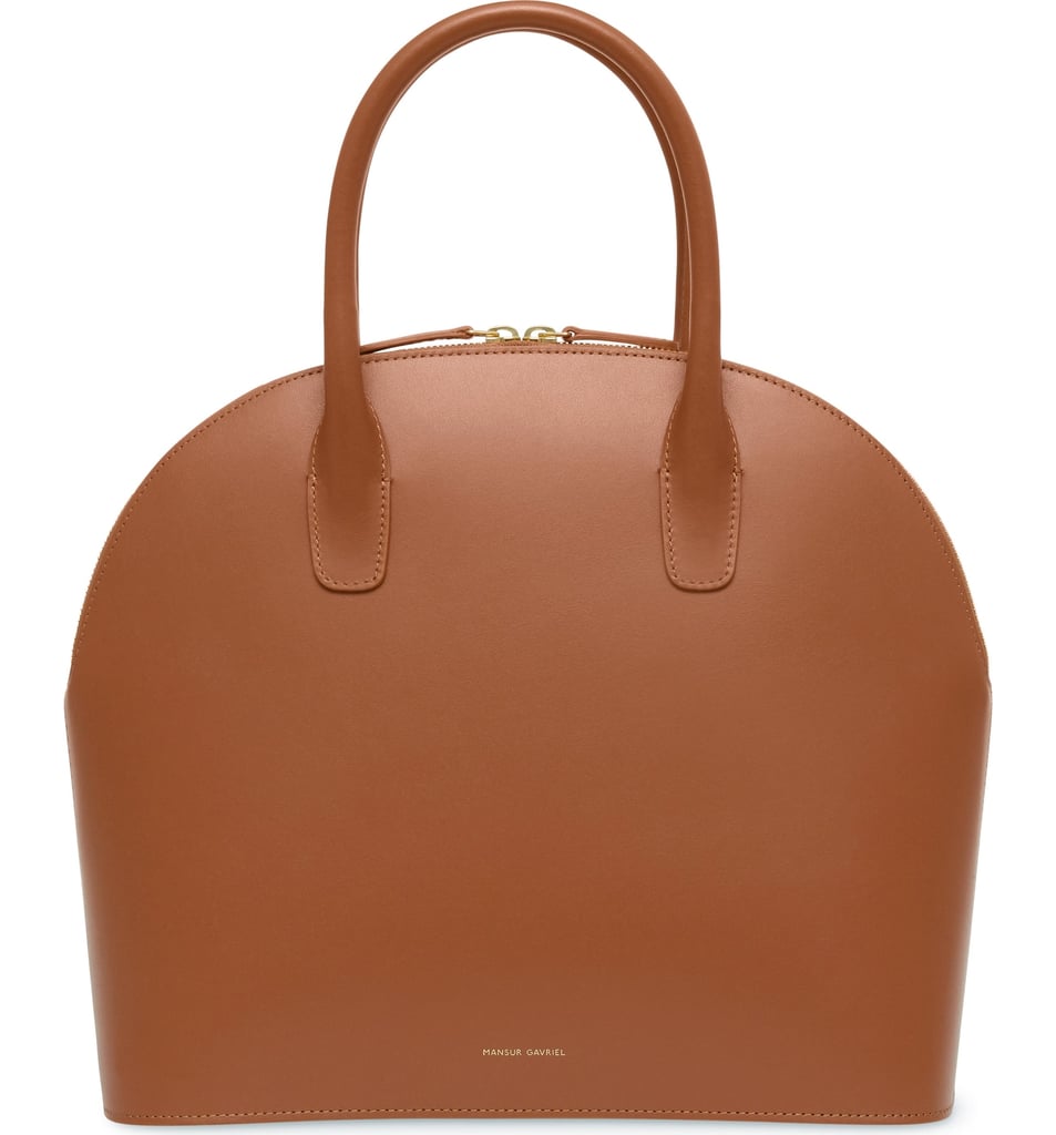 Mansur Gavriel Top Handle Rounded Leather Bag