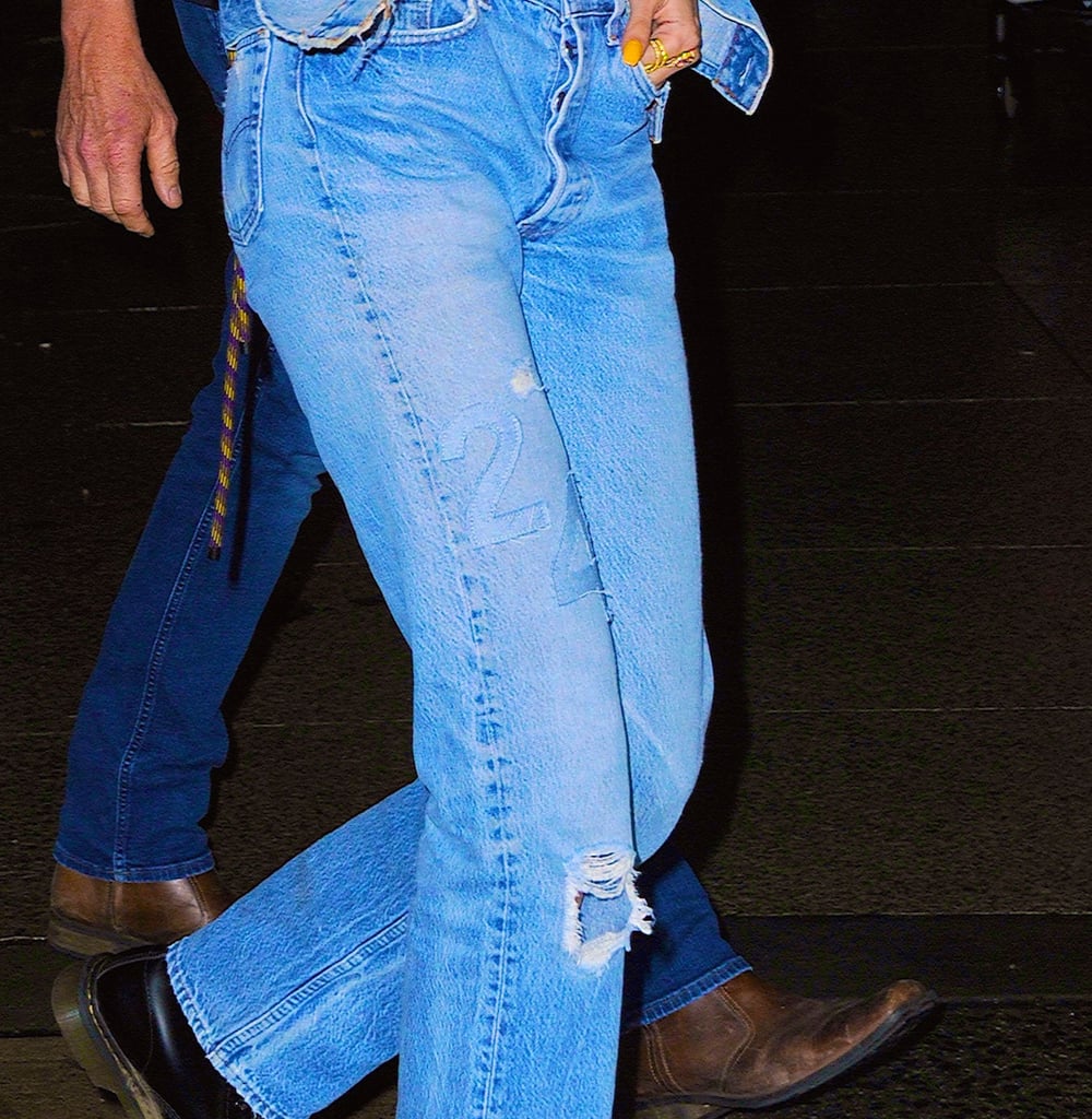 Gigi Hadid Jeans With "24" on Her Birthday