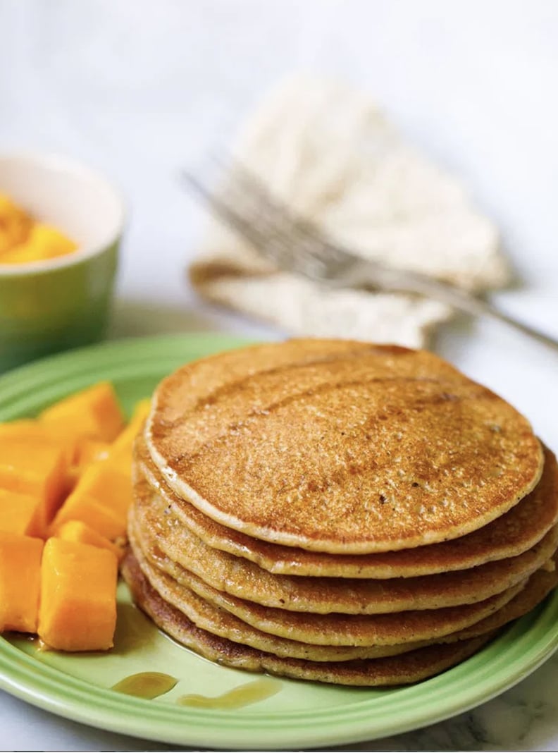 Vegan Whole Wheat Pumpkin Pancakes