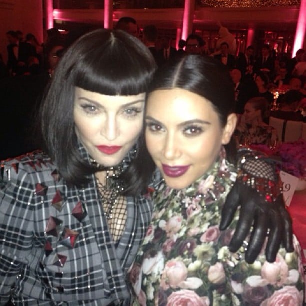 Kim Kardashian hugged with pop icon Madonna at the Met Gala.
Source: Instagram user kimkardashian
Kim Kardashian hugged with pop icon Madonna at the Met Gala.
Source: Instagram user kimkardashian