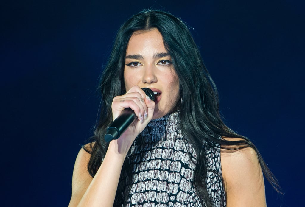 Dua Lipa Wears Alligator Print Bodysuit For Budapest Concert