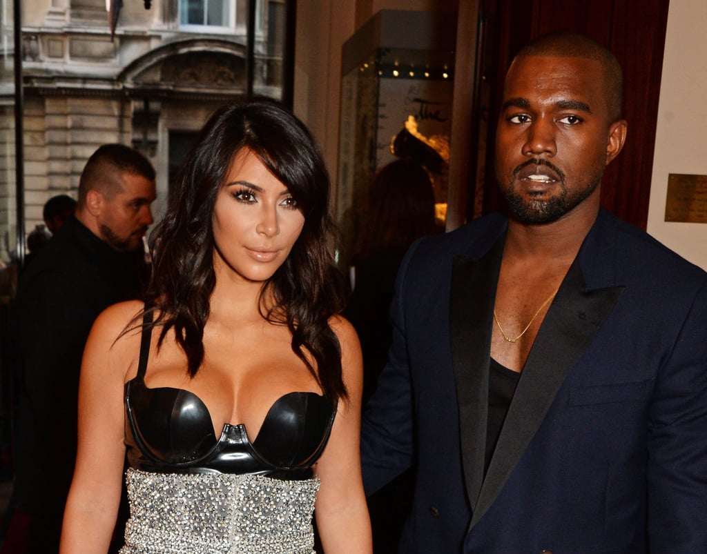 Kim Kardashian and Kanye West GQ Men of the Year Awards 2014