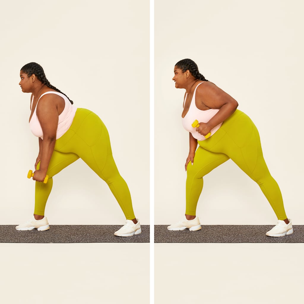 Plank Dumbbell Row