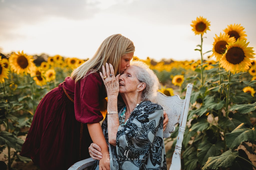 Photo Shoot With Four Generations of Family Members