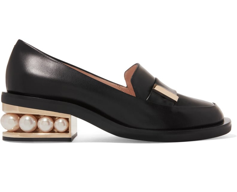 Nicholas Kirkwood Casati Embellished Leather Loafers