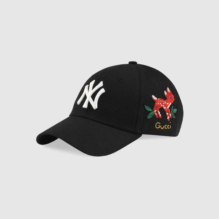 Gucci Baseball Cap With NY Yankees Patch Pageing Jennifer Lopez