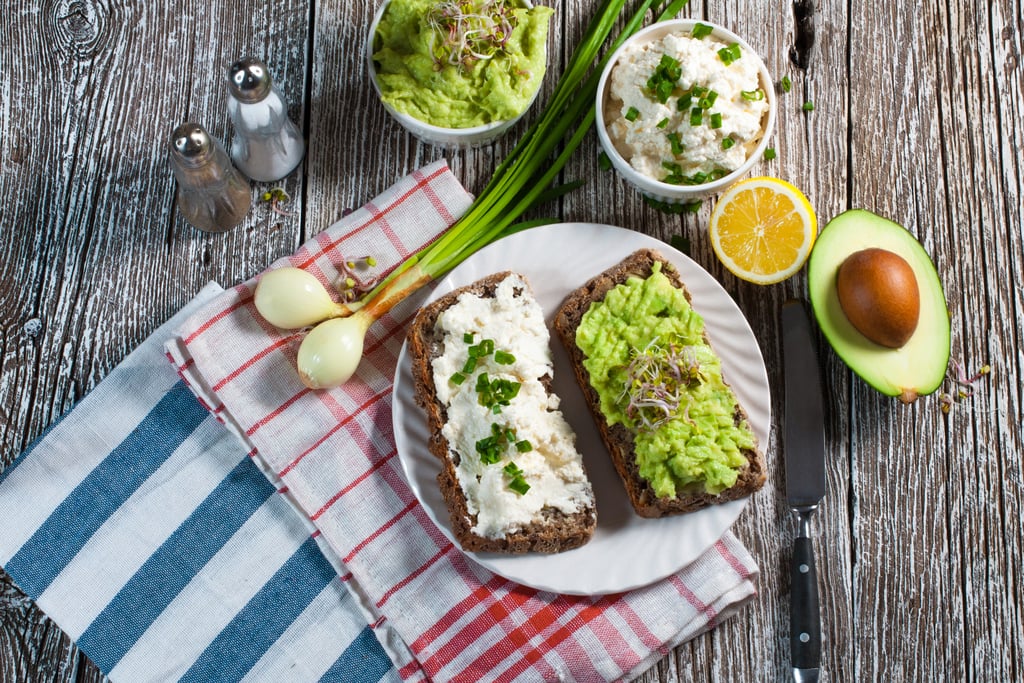 Avocado and Cottage Cheese Toast Avocado and Cottage Cheese Toast