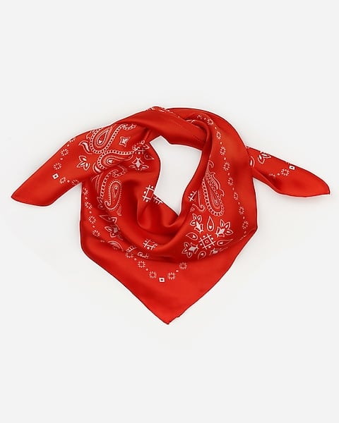 Express Manner Market "the Western" Silk Scarf