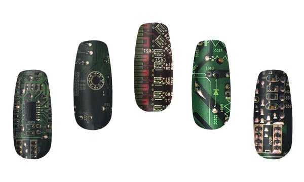circuitry nail wraps