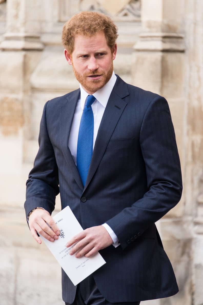 As Does Prince Harry, Naturally