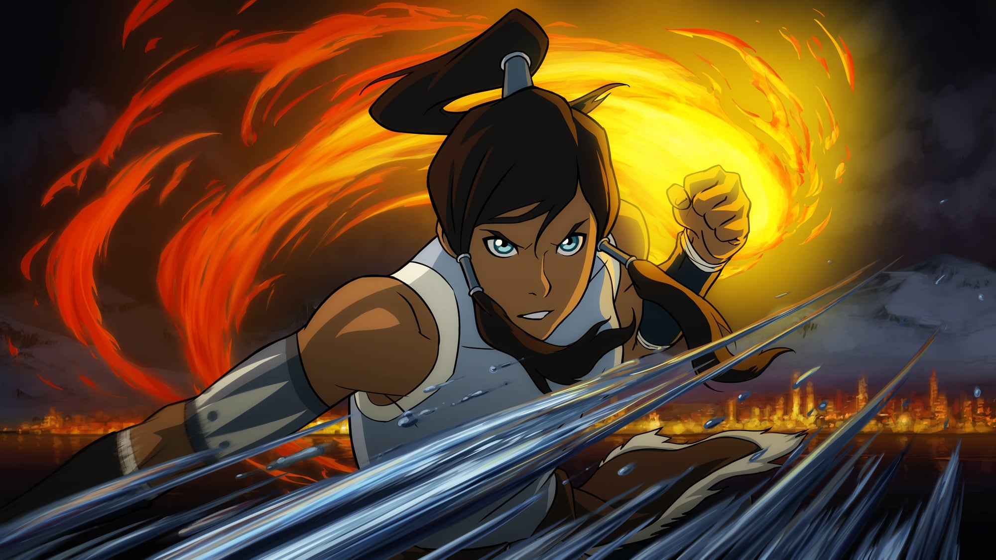 THE LEGEND OF KORRA, Korra, (Season 1, 2012). Nickelodeon / Courtesy: Everett Collection