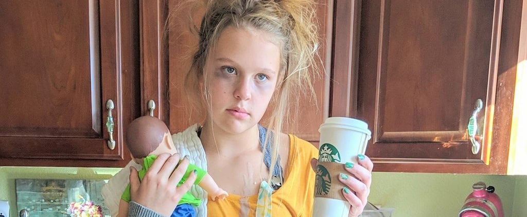This Girl Dressed as a "Tired Mom" With Such Accuracy That I'm Concerned For Her Actual Mother
