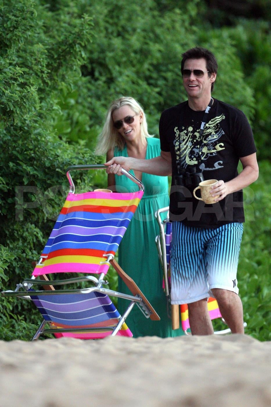 Jenny Mccarthy Bikini Photos In Hawaii With Jim Carrey
