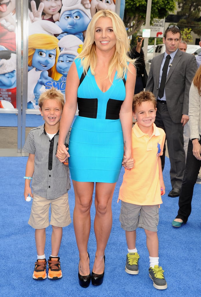 Britney Spears With Her Sons Pictures