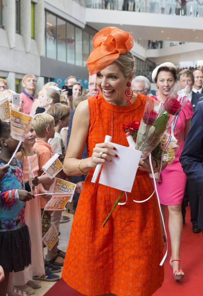 Queen Maxima of the Netherlands' Happy Faces