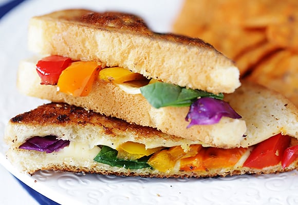 Rainbow Grilled Cheese