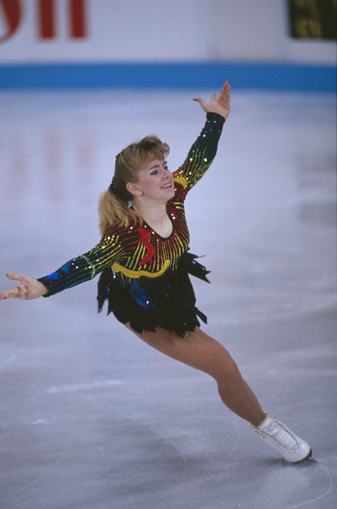 Tonya figure skating at the 1991 World Championships.