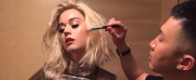 Katy Perry's Blonde Hair and CoverGirl Makeup 2017 Grammys