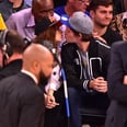 Ansel Elgort's Courtside PDA With His Girlfriend Is a Slam Dunk