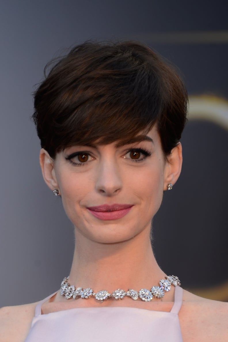 Anne Hathaway's Pixie Cut in 2013