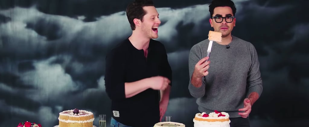 Schitt's Creek Costars Dan Levy and Noah Reid Judge Wedding Cakes, and It's Simply the Best