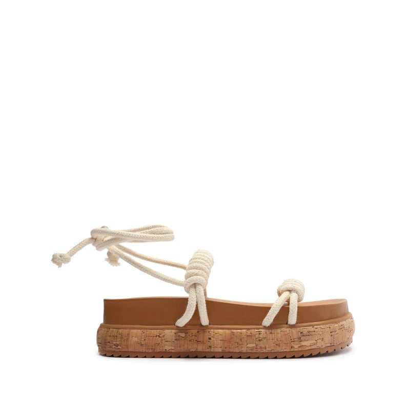 Rope Sandals: Schutz Nagie Rope Sandal