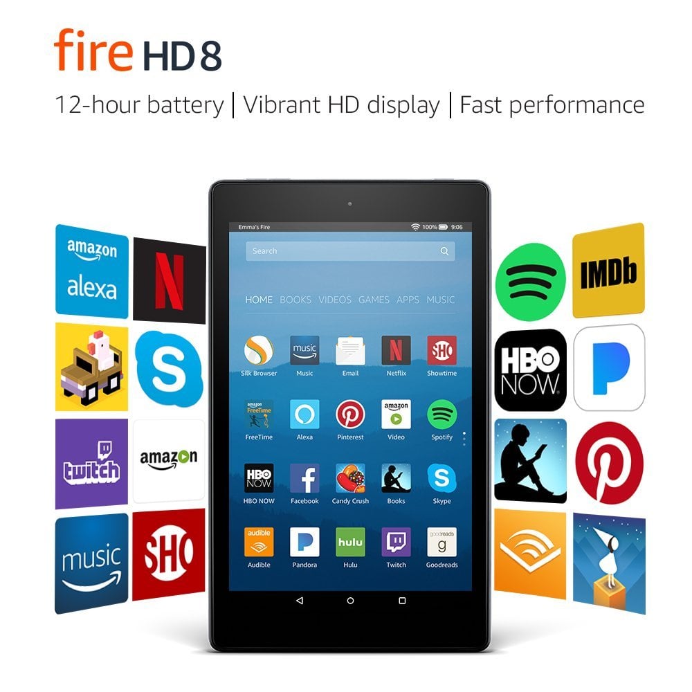 Fire HD 8平板电脑与Alexa