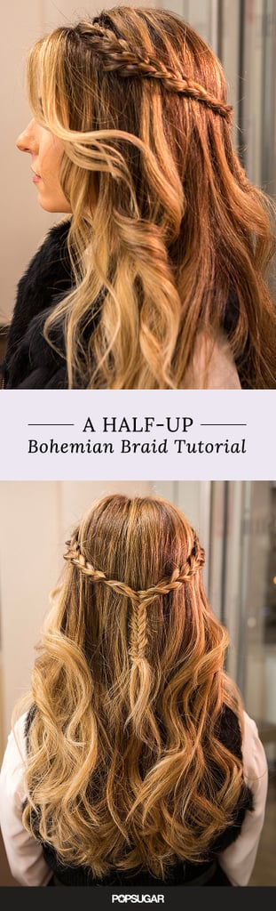 Braided Half-Up Hairstyle