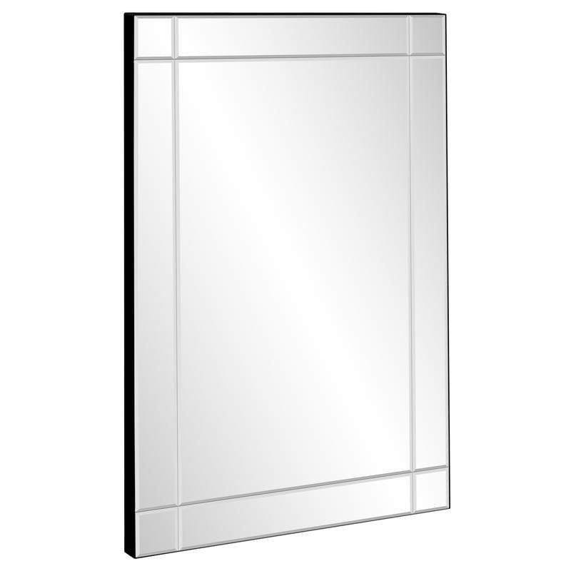 Best Choice Products 36x24in Rectangular Bedroom Bathroom Entryway Decorative Frameless Wall Mirror