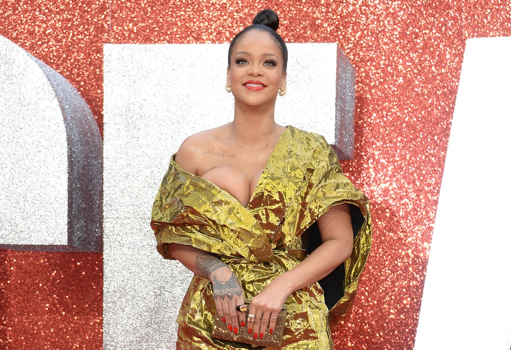 Rihanna's Gold Dress at Ocean's 8 Premiere in London