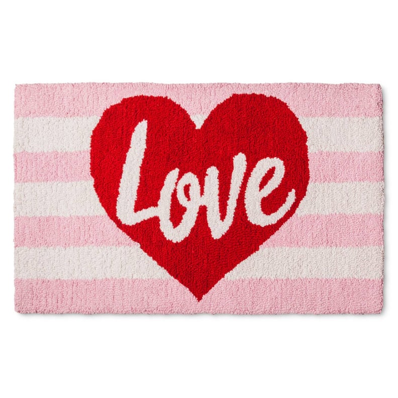 Love Hooked Rug