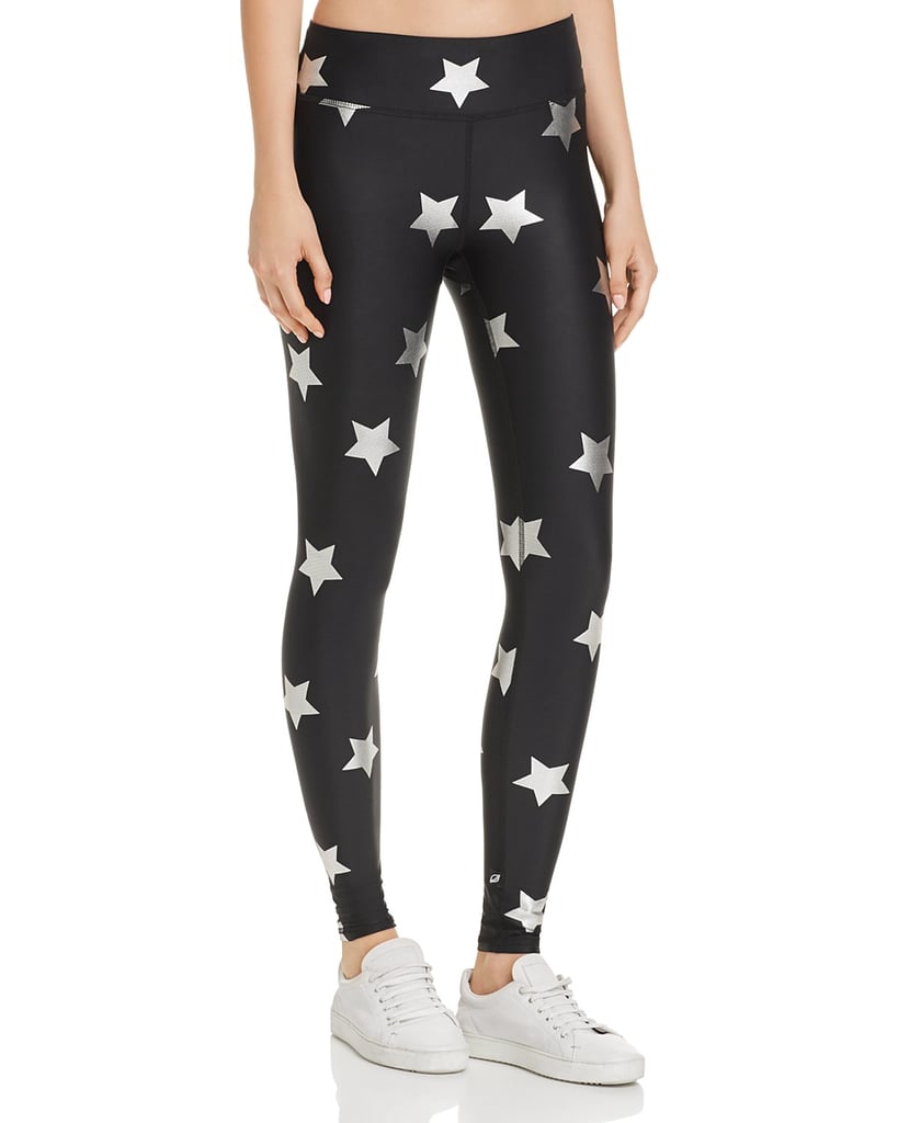 star print gym leggings