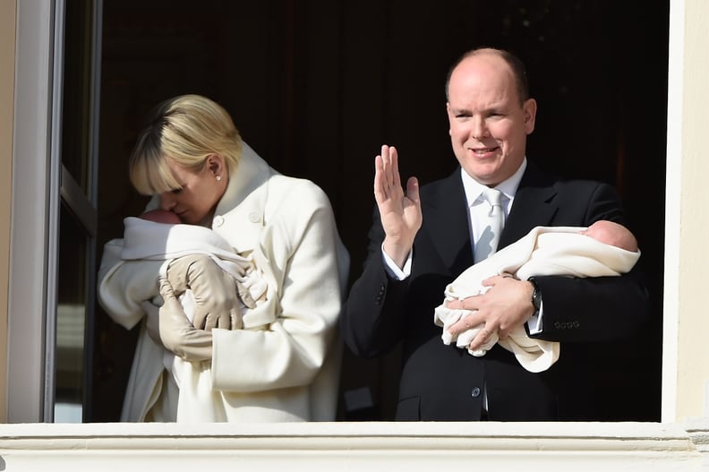 Princess Charlene of Monaco With Princess Gabriella and Prince Jacques