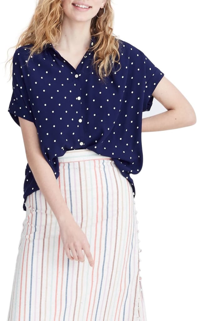 Madewell Polka Dot Central Shirt